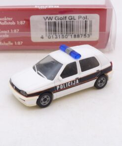 Herpa 1:87 Nr.: 188753 VW Golf GL Policija / Polizei Bosnien, in OVP EB8806