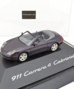 Herpa 1:87 Porsche 911 Carrera 4 Cabriolet metallic in PC-Box EX6863