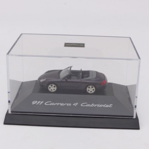 Herpa 1:87 Porsche 911 Carrera 4 Cabriolet metallic in PC-Box EX6863 – Bild 4