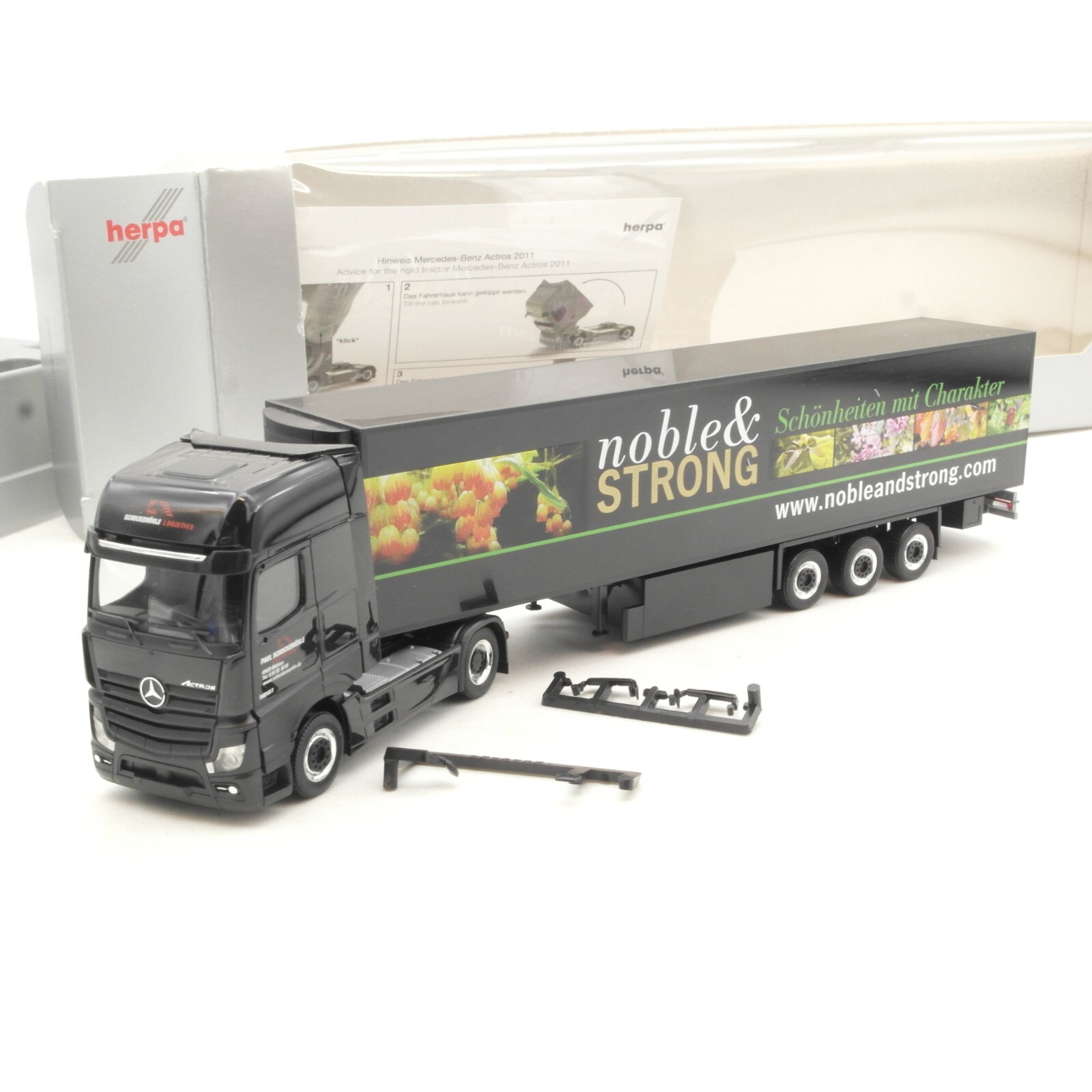 Herpa 1:87 SoMo MB Sattelzug noble & Strong in OVP RA9438