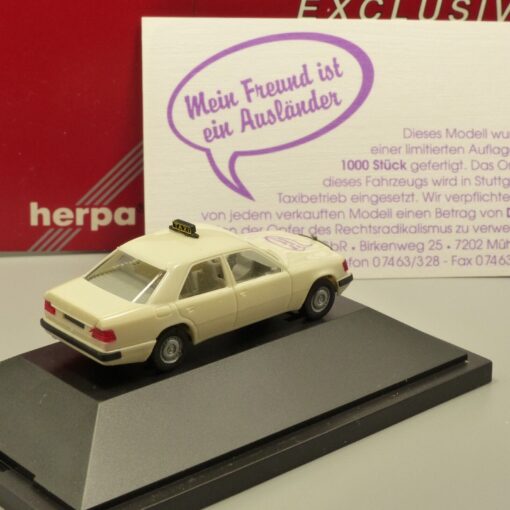 Herpa 1:87 Sondermodell Mercedes Benz 300 E (W124) Facelift Taxi in OVP EX3626 – Bild 3