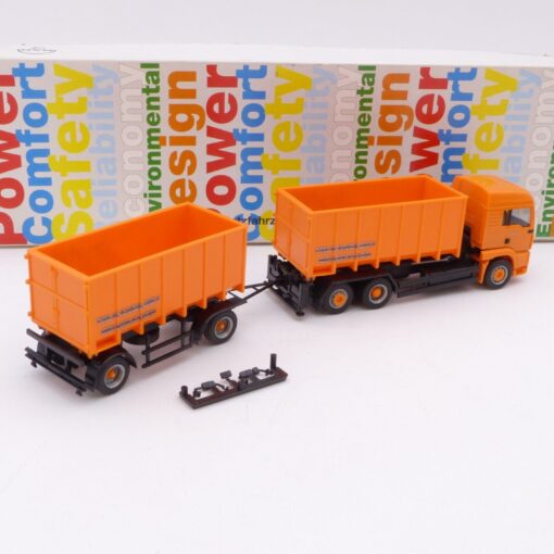 Herpa 1:87 Werbemodell: MAN TGA Hängerzug Power Comfort - rar, in OVP EX1190 – Bild 3