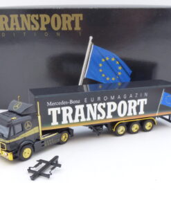 Herpa 1:87 Werbemodell: MB SK Sattelzug Euromagazin Transport, in OVP EB1865