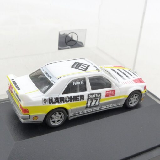 Herpa 1:87 Werbemodell: Mercedes Benz 190E #77 Fritz K. in PC-Box EX1642 – Bild 3