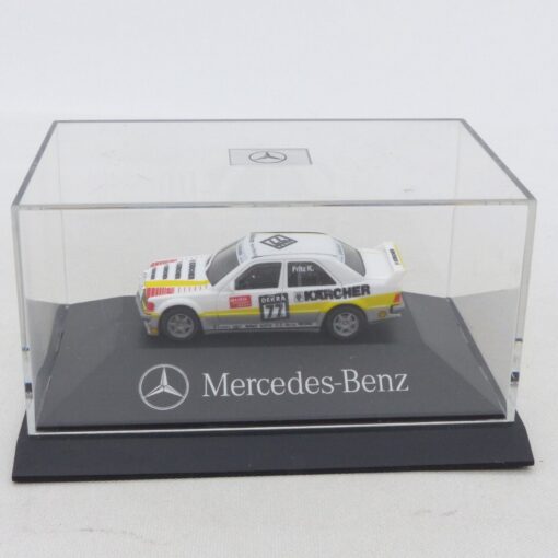 Herpa 1:87 Werbemodell: Mercedes Benz 190E #77 Fritz K. in PC-Box EX1642 – Bild 4