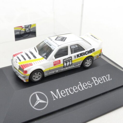 Herpa 1:87 Werbemodell: Mercedes Benz 190E #77 Fritz K. in PC-Box EX1642