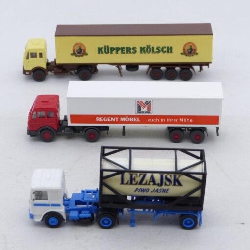 Herpa etc. 1:87 3er-Pack divers LKW Modelle siehe Bilder in Tüte EX7065