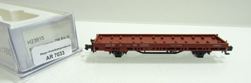 Hobbytrain N H23815 Flachwagen ohne LKW der DB  Ep III in OVP AR7033