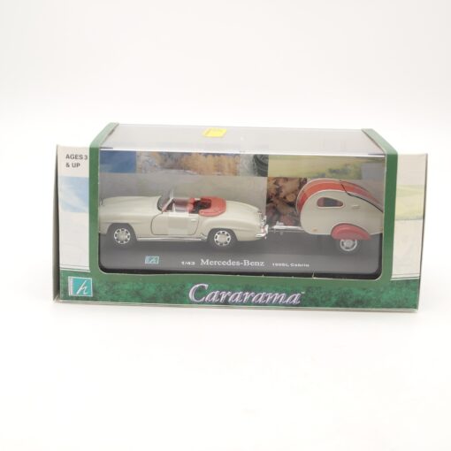Hongwell 1:43 Mercedes Benz 190SL Cabrio mit Wohnwagen in OVP RR2075 – Bild 5