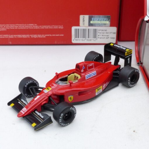 Hot Wheels 1:43 SF06/90 Ferrari 641 / F190 #1 Winner French GP 1990 OVP EX7744