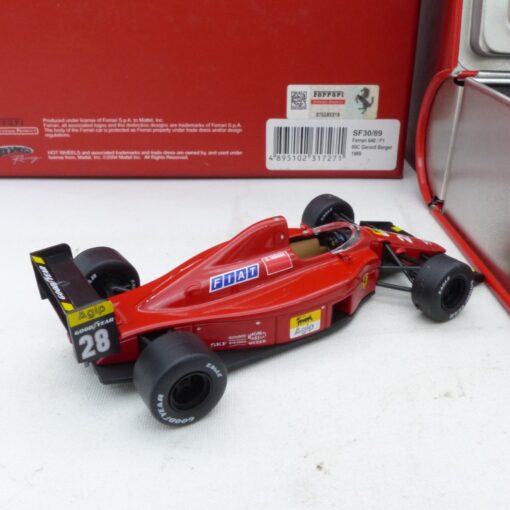 Hot Wheels 1:43 SF30/89 Ferrari 640 / F1 89C Gerhard Berger 1989 in OVP EX7736 – Bild 3