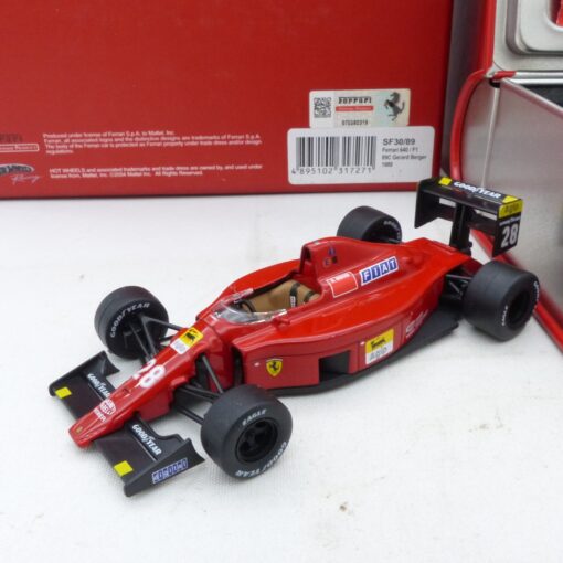 Hot Wheels 1:43 SF30/89 Ferrari 640 / F1 89C Gerhard Berger 1989 in OVP EX7736