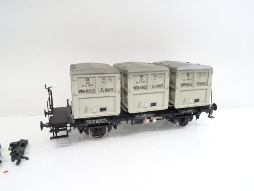 Hübner Spur 1 2051a Behältertragwagen BTmms51 der DB in OVP LE2017