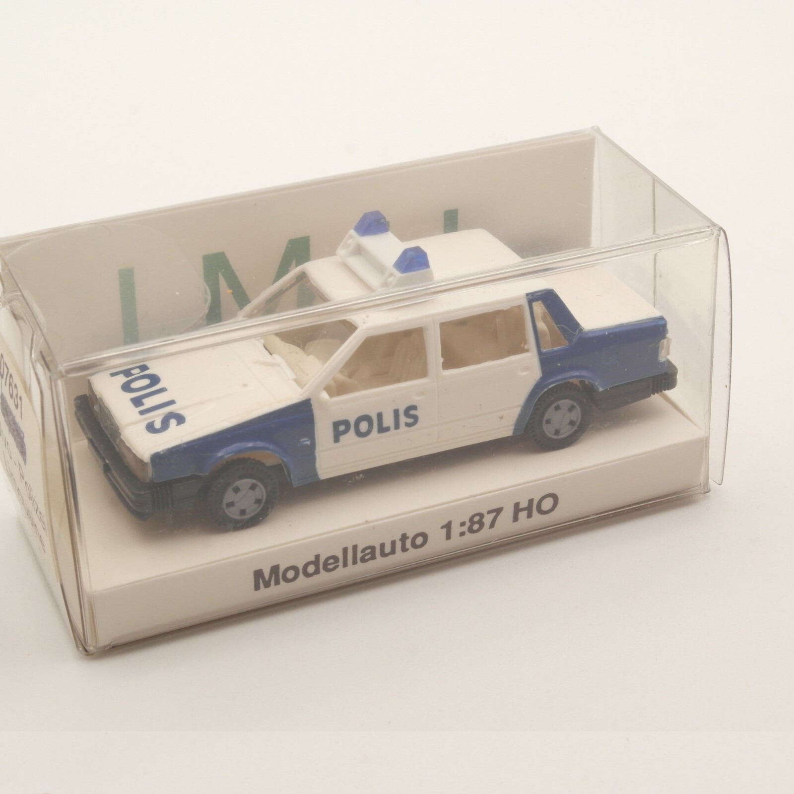 I.M.U. 1:87 07631 Volvo-Polizei Limousine in OVP ER1990 – Bild 3