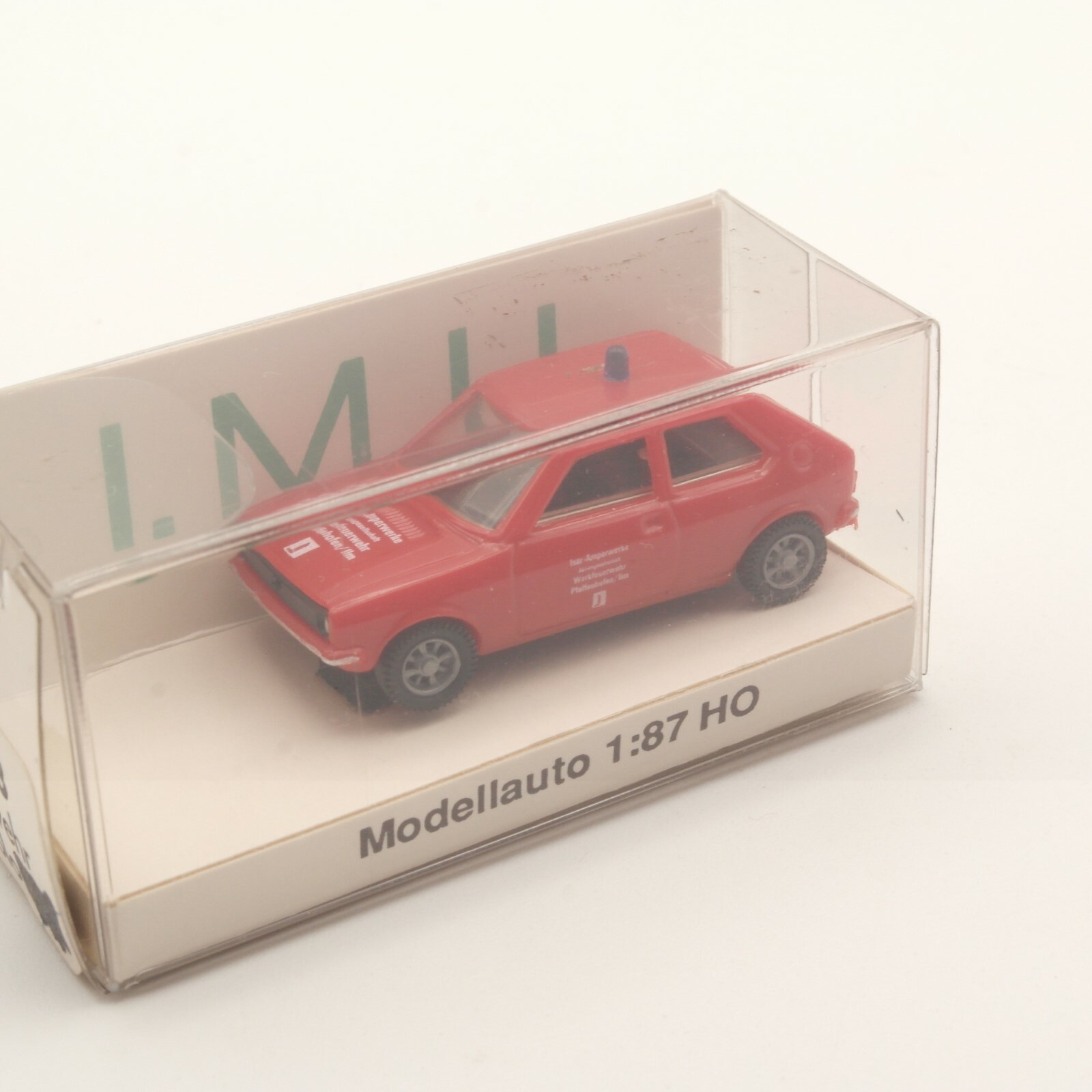 I.M.U. 1:87 11003 VW Polo Werkfeuerwehr Isar - Amperwerke in OVP ER2047