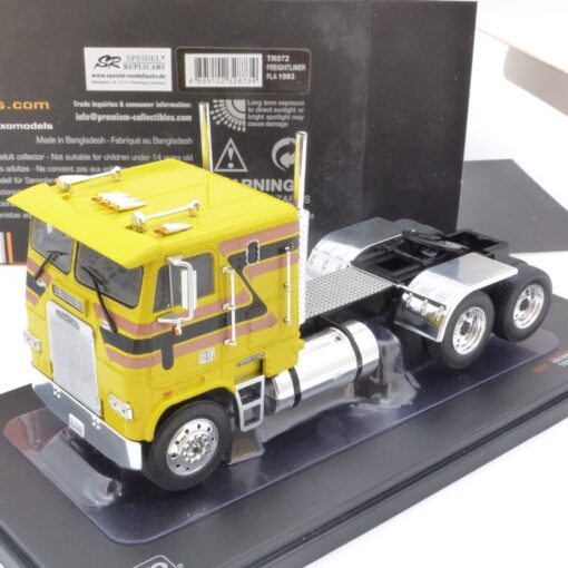 IXO Models 1:43 Nr.: TR072 Freightliner FLA (1993) Zugmaschine gelb, OVP EX2136