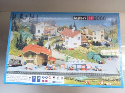 Kibri H0 8066 Häuser Set Schweizer Bergdorf neuwertig in OVP QR4776