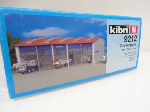 Kibri H0 9212 Bausatz Fahrzeughalle neuwertig in OVP QR4415 – Bild 3