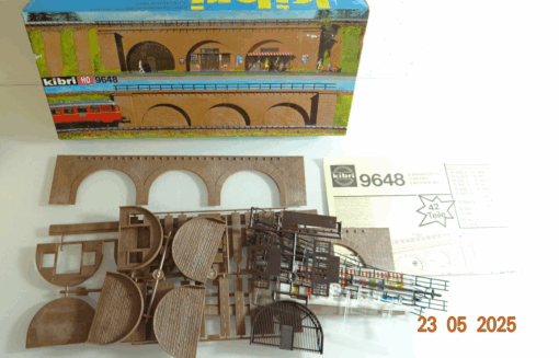 Kibri H0 9648 Steinbogen-Arkade Länge 30 cm siehe Foto in OVP CK8429