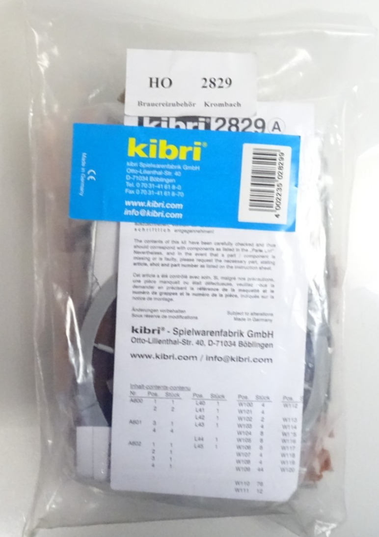 Kibri H0 Bausatz 2829 Krombacher Brauereizubehör in OVP PK3211