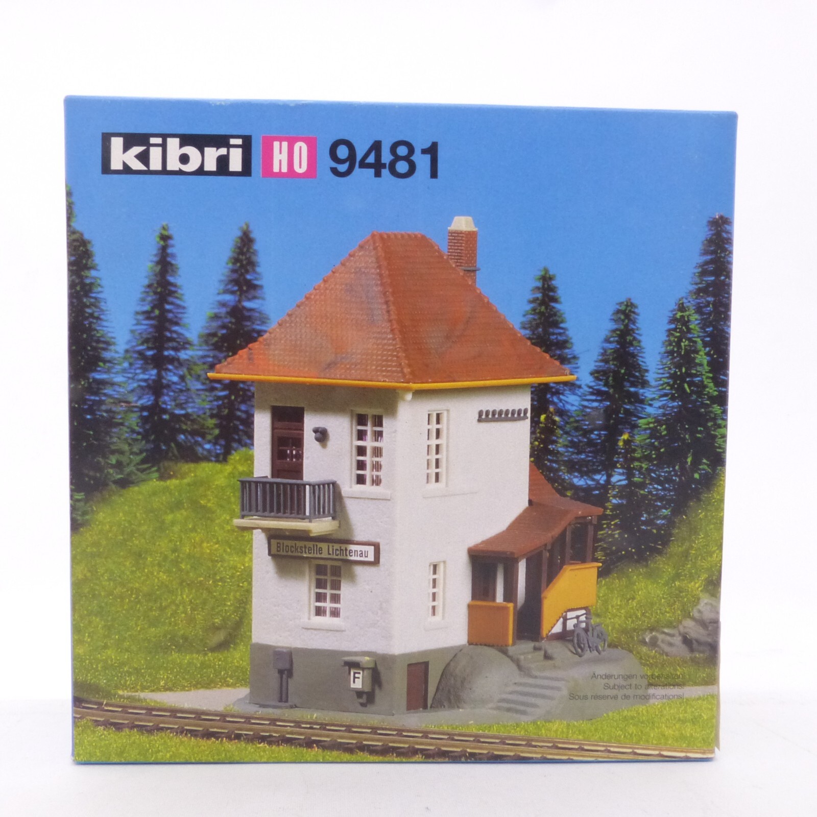 Kibri H0 Bausatz 9481 Blockstelle Lichtenau in ungeöffneter OVP EX5229