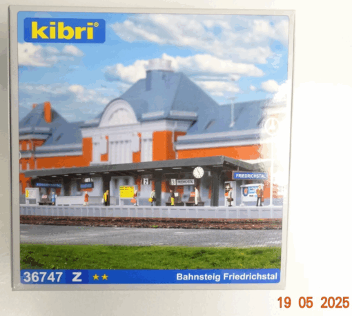 Kibri Z 36747 Bahnsteig Friedrichstal Bausatz siehe Foto in OVP CK8302
