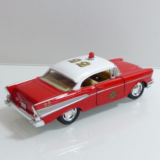 Kinsmart 1:40 Chevrolet Bel Air 1957 Fire Chief No. 22, siehe Bilder o. EB6966 – Bild 3