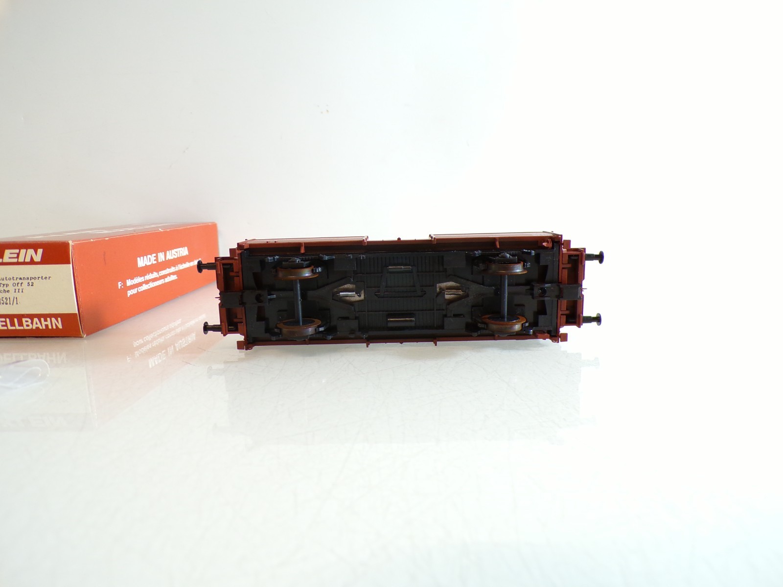 Klein Modellbahn H0 3521/1 Doppelstock Autotransporter der DB in OVP BH1143 – Bild 4