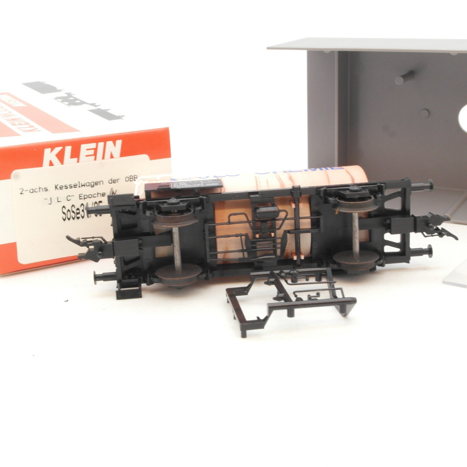 Klein Modellbahn H0 SoSe 31/95 Kesselwagen JLC der ÖBB in OVP RF8848 – Bild 3