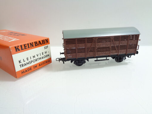 Kleinbahn H0 327 Kleinviehtransportwagen der ÖBB in OVP AR4861