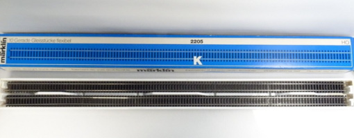 Konvolut Märklin H0 2205 Flexgleise 6Stück siehe Foto CK7080