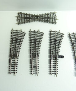 Konvolut Märklin H0 K Gleis Handweichen 5 Stück siehe Foto CK985 o.