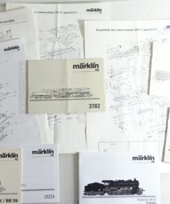 Konvolut Märklin H0 verschiedene Bedienungsanleitungen siehe Foto CK9702 o.