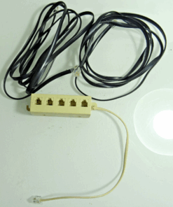 Konvolut Telefonkabel und Verteiler 3tlg. siehe Foto CK752 o.