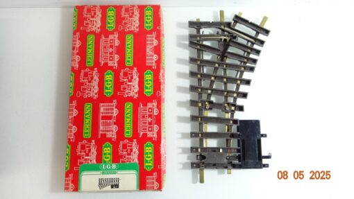 LGB Spur G 1210/1215 Weiche links mit Antrieb siehe Foto in OVP CK8071 – Bild 3
