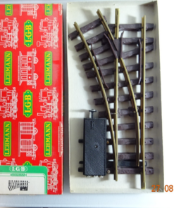 LGB Spur G 1215 Weiche links mit Antrieb siehe Foto in OVP PK913