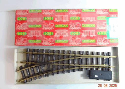 LGB Spur G 1615 Weiche links R1175 elektr. Antrieb siehe Foto in OVP PK854