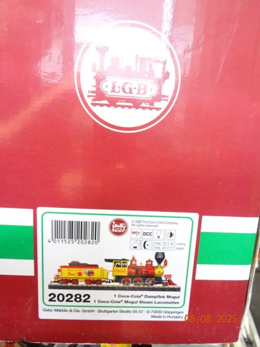 LGB Spur G 20282 Dampflok Mogul Coca Cola Mfx Sound neuwertig in OVP JL2224 – Bild 8
