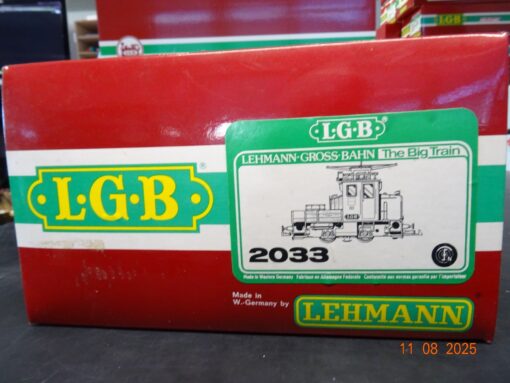 LGB Spur G 2033 Rottenkraftwagen Schoema mit Blinklicht in OVP JL2231 – Bild 6