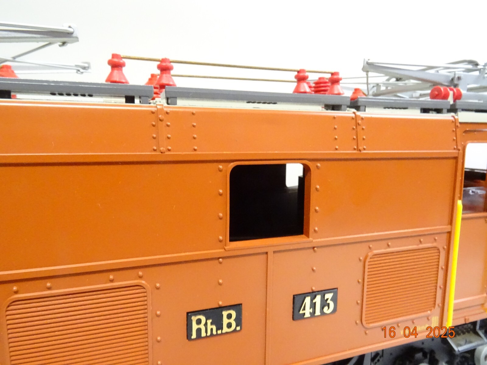 LGB Spur G 2040 Schweiz E-Lok Ge 6/6 Krokodil braun der RhB Top in OVP JL151 – Bild 3