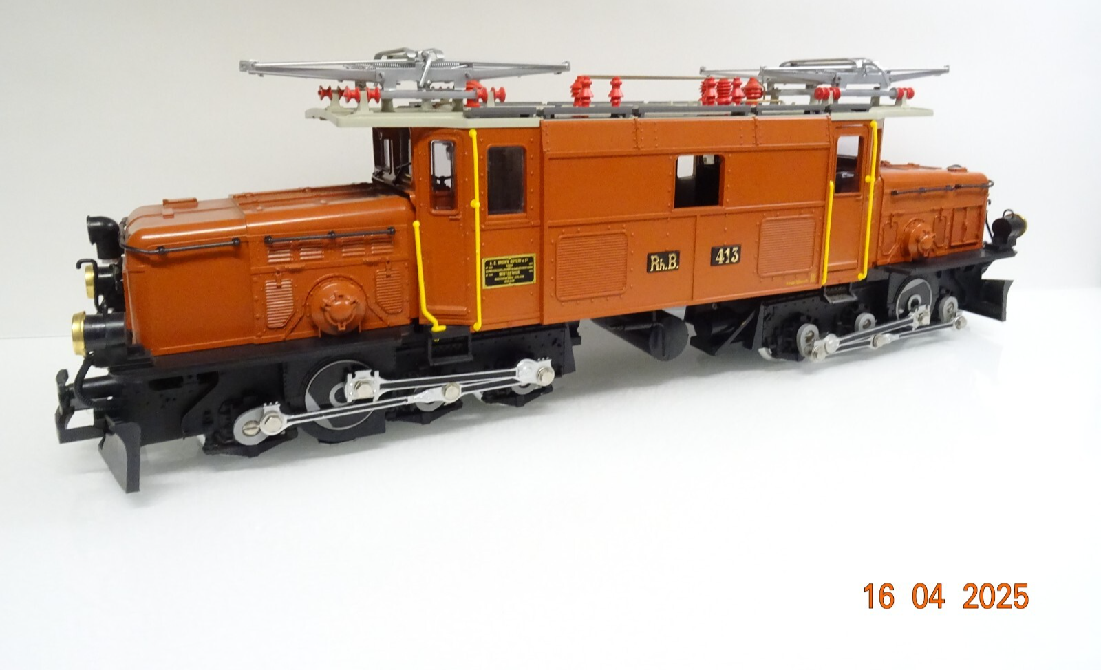 LGB Spur G 2040 Schweiz E-Lok Ge 6/6 Krokodil braun der RhB Top in OVP JL151