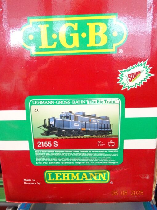 LGB Spur G 2155S US Diesellok 103 White Pass Sound Top in OVP JL2205 – Bild 6