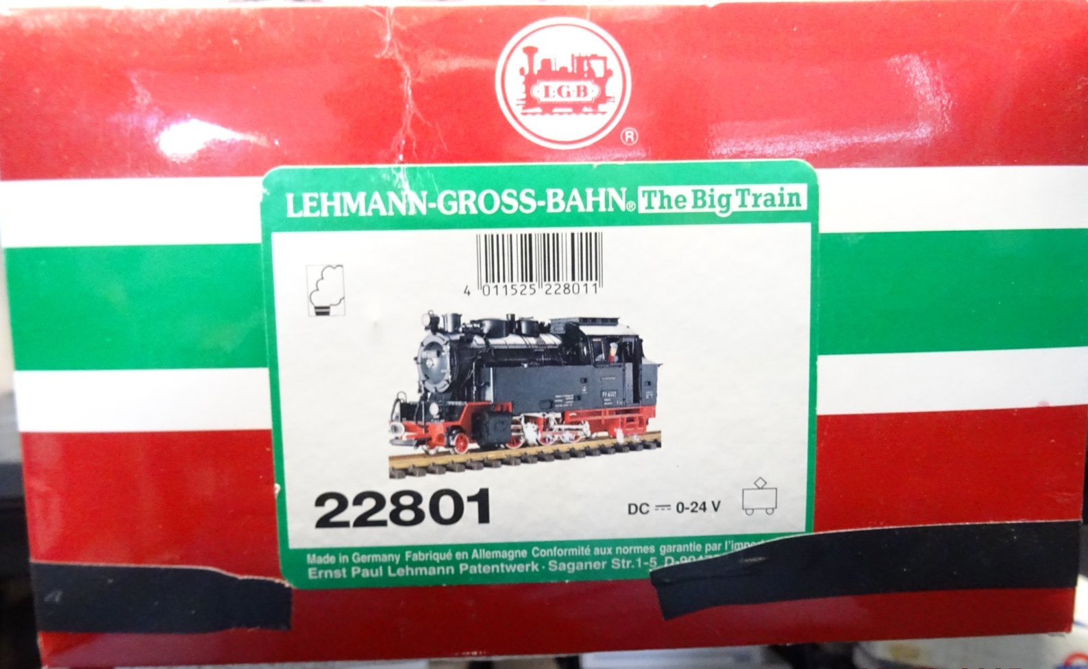 LGB Spur G 22801 Dampflok BR 99 6001 der DR in OVP JL3814 – Bild 6