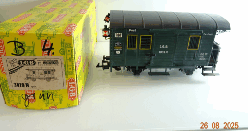LGB Spur G 3019 N Post Gepäckwagen mit Schlusslicht siehe Foto in OVP PK811