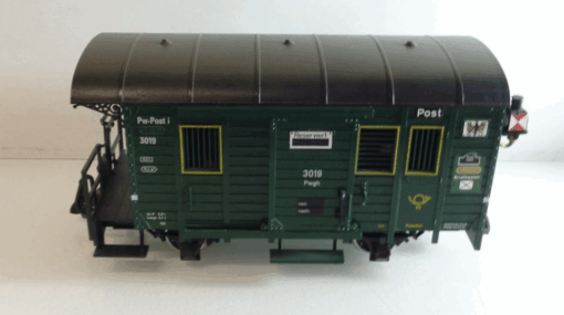 LGB Spur G 3019 Post Gepäckwagen mit Schlusslicht siehe Foto PK1587 o.