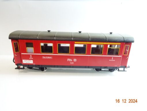 LGB Spur G 3063 Personenwagen rot Rh B 1. u. 2. Klasse mit Bel. in OVP CK4927 – Bild 4