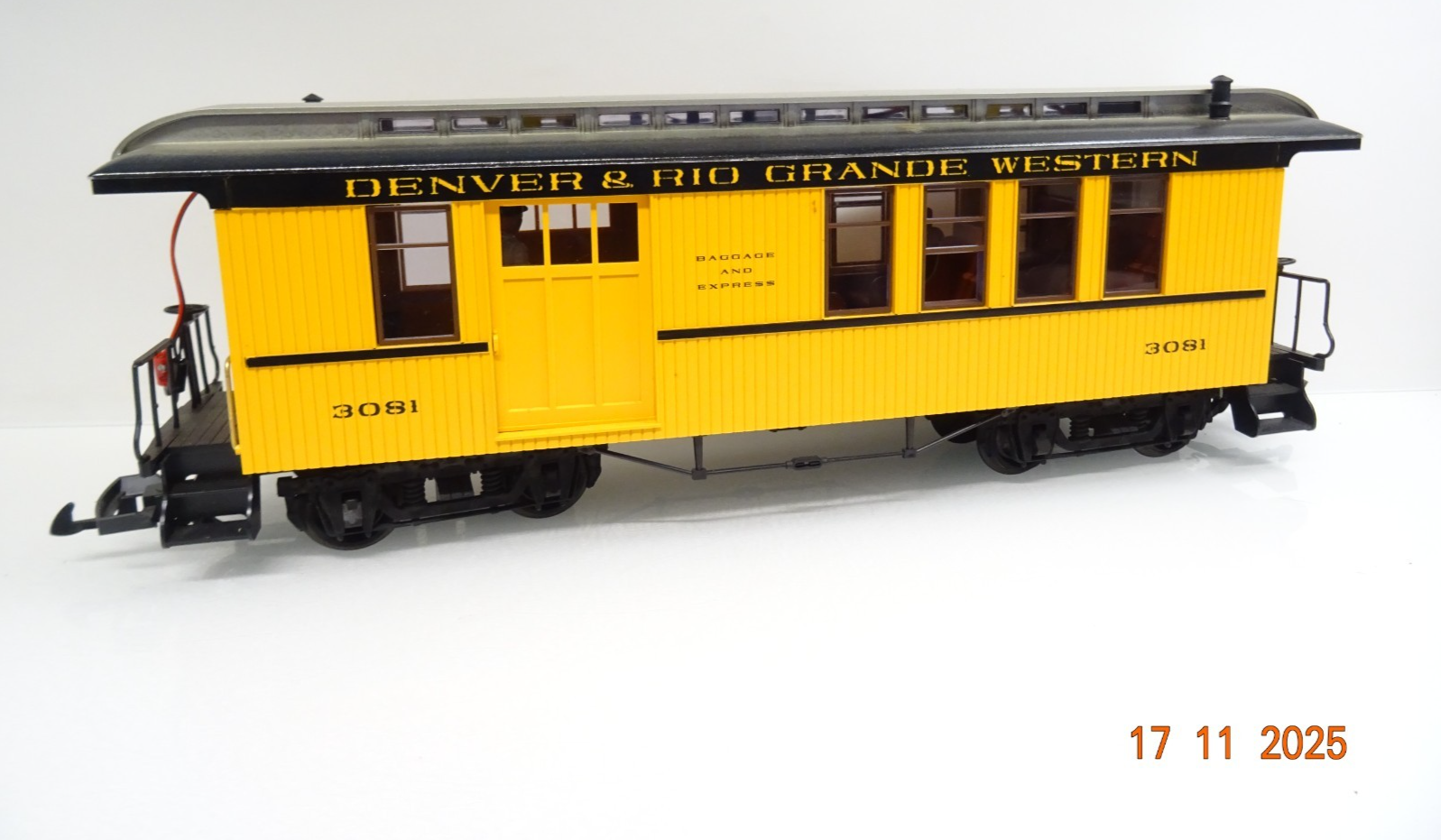 LGB Spur G 3081 US Personenwagen mit Gepäckabteil beleuchtet in OVP JL4559