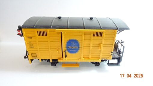 LGB Spur G 4033 Güterwagen Chiquita mit Beleuchtung siehe Foto CK7618 o.