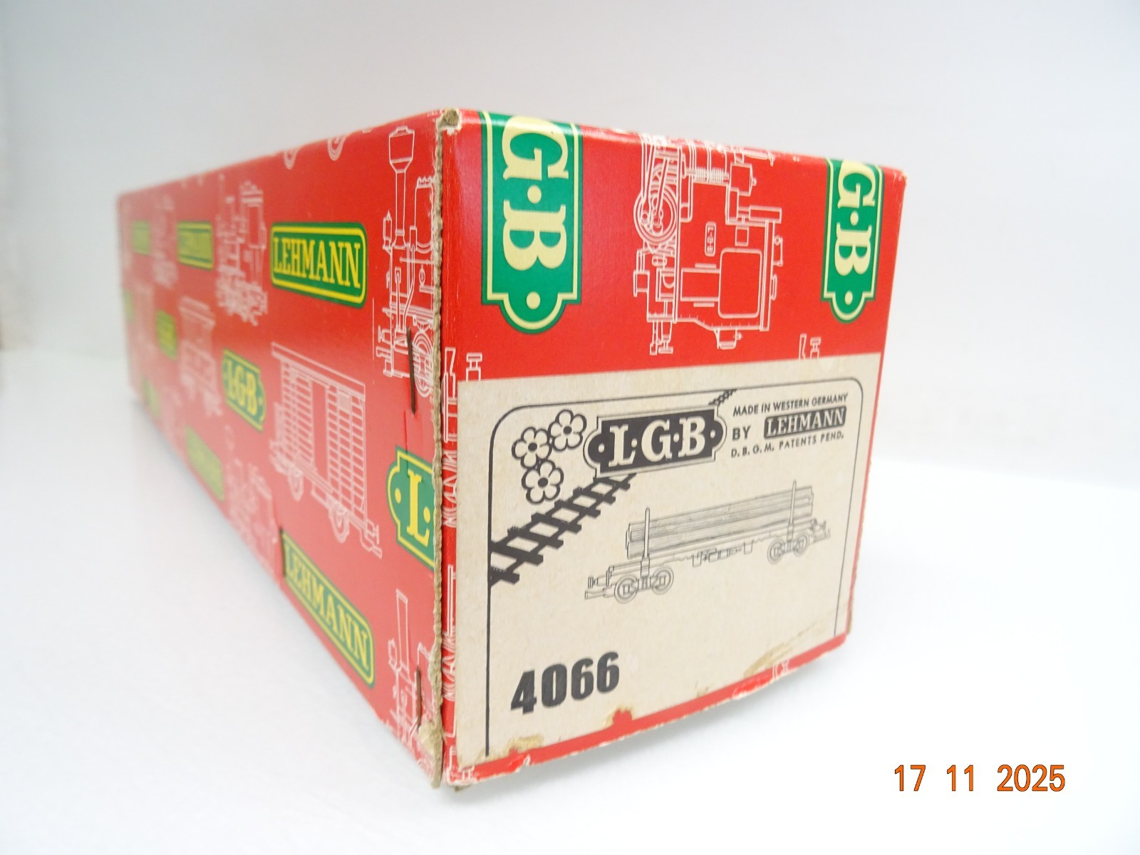 LGB Spur G 4066 Langholzwagen in OVP JL4532 – Bild 3