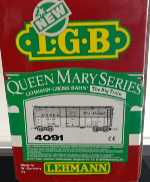 LGB Spur G 4091 US D&RGW 68265 Steel Box Car Güterwagen in OVP PK160 – Bild 6